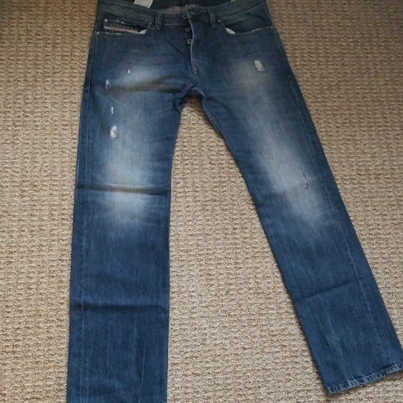 Diesel Industry Fanker Men’s Jeans 26 X 32 NWT Dark Blue Wash